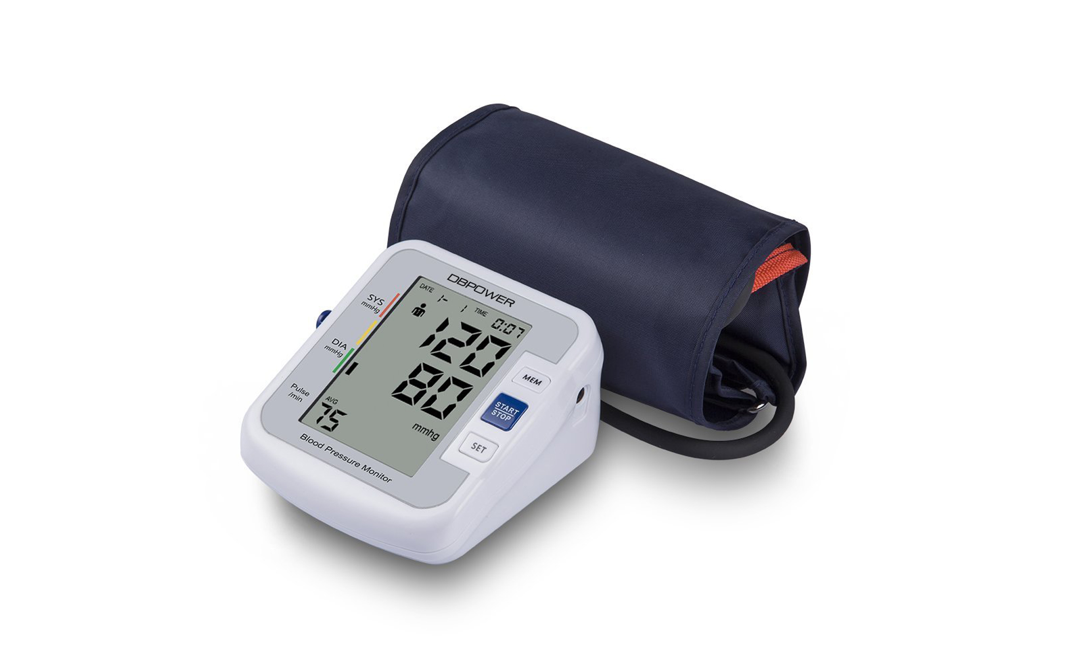 Arm blood pressure monitor. Welby Upper Arm Blood Pressure Monitor.