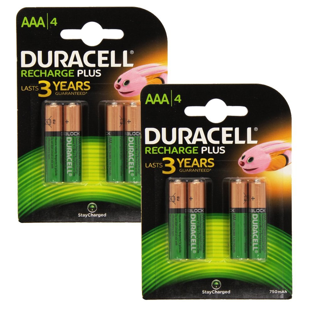 duracell rechargeable batteries accu