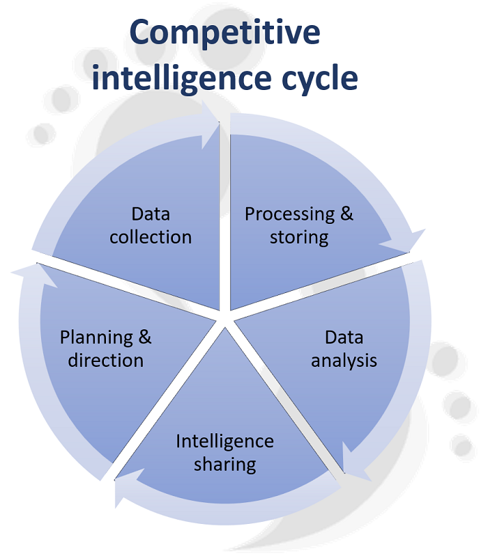 Competitive intelligence guide - CI cycle - Ecommerce Juice